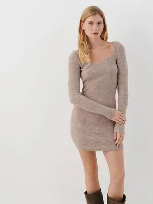 Тепла в'язана сукня H&M