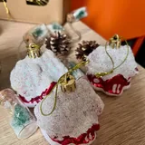 Новогодний набор игрушек и декора 9