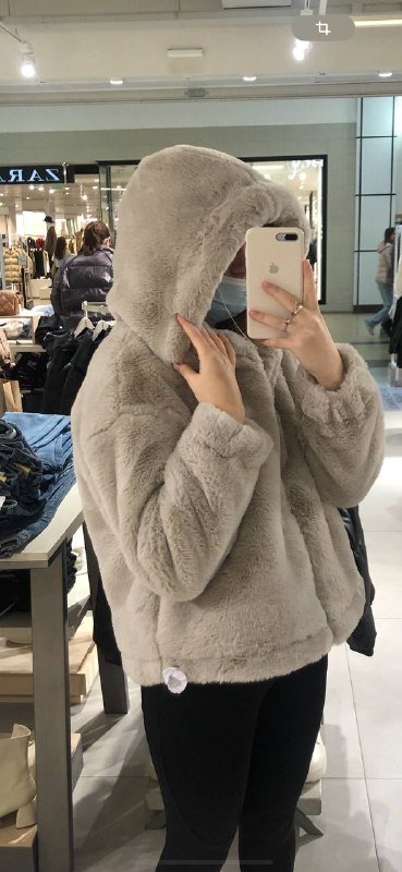 Куртка шуба из Зары, размер М