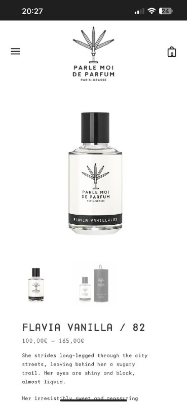 духи Parle Moi De Parfum Flavia Vanilla