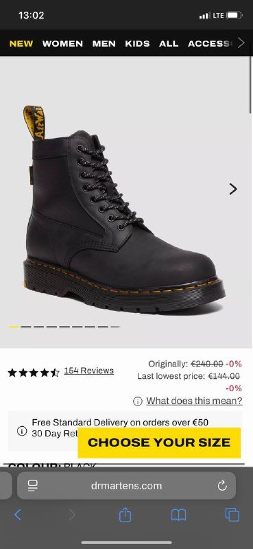 Мужские ботинки Dr.Martens 5