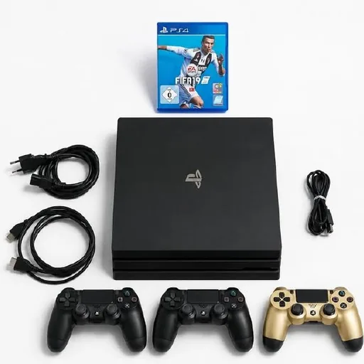 Sony PlayStation 4 Pro, 3 контроллера, FIFA 19