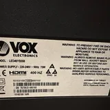 Телевизор VOX 40'', универсальные ножки, пылесос Rowenta 2