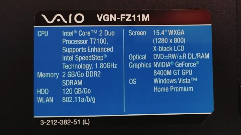 Ноутбук Sony Vaio 3