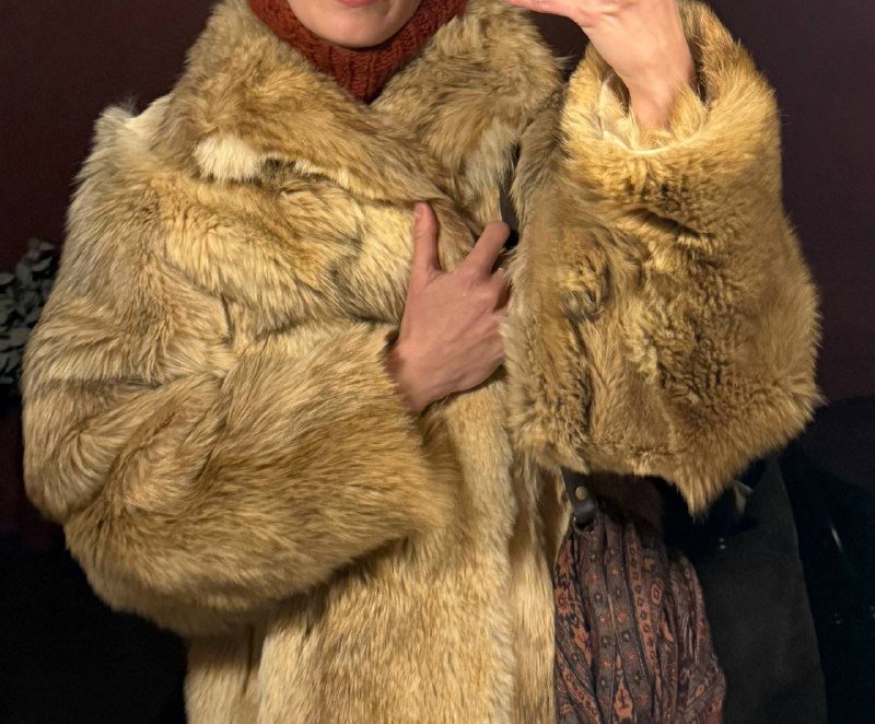 Шуба натуральный мех размер M винтаж 2