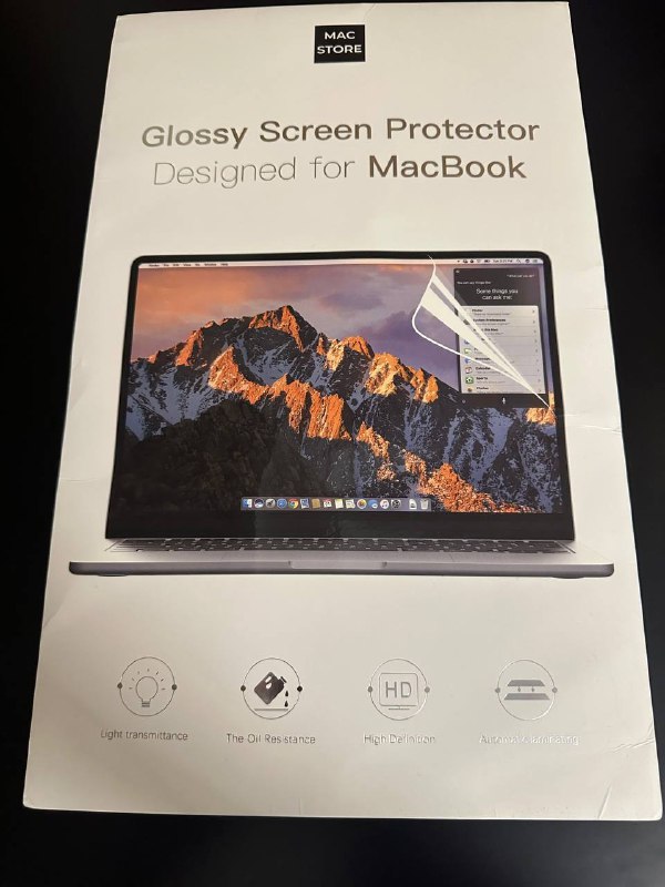 Глянцевая пленка для экрана MacBook Pro 16 M1 M2 M3 2шт