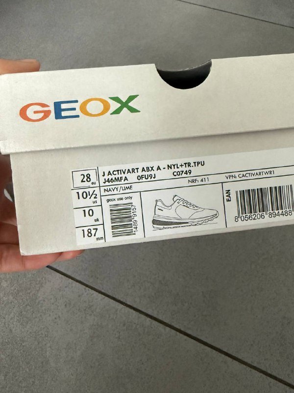 Кроссовки GEOX размер 28 водоотталкивающие новые 2