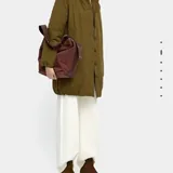 New olive women's parka 1