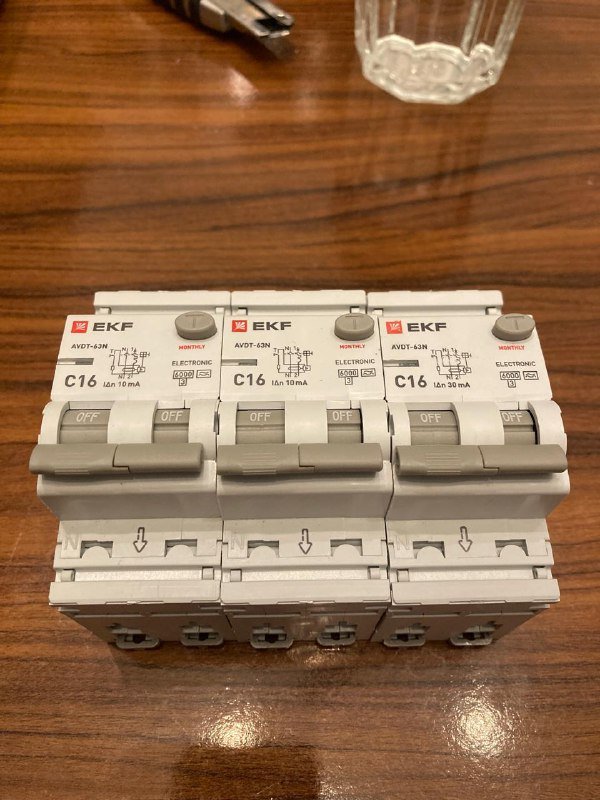 Диффавтоматы АВДТ 16А тип A 1P+N EKF PROXIMA