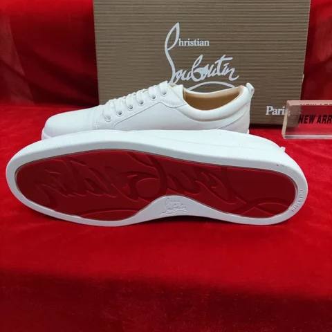 Белые мужские кроссовки Christian Louboutin размер 42