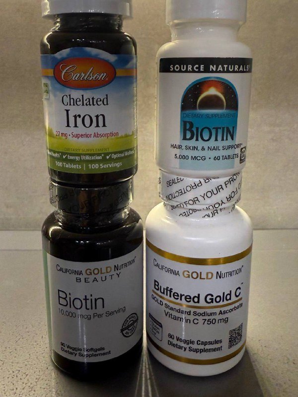 Хелатное железо, биотин, Витамин С