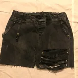 Чёрные шорты New Look, чёрная юбка, кофта с блёстками, чёрные шорты, джинсовая юбка 5