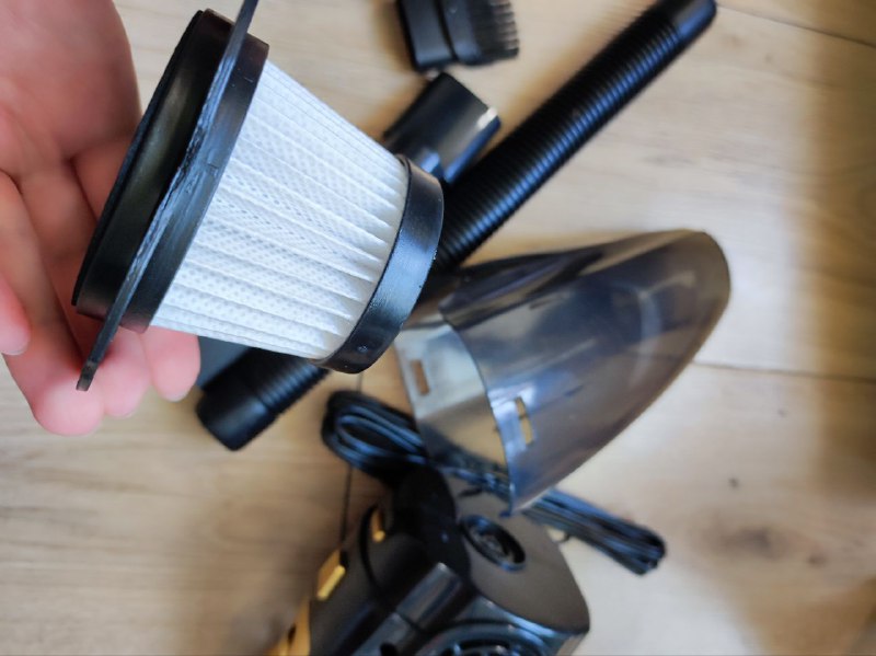 Перкуссионный массажёр, будильник Miniso, пылесос для машины 6