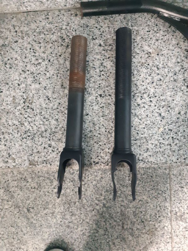 Руль, зажим, дека, вилка от трюкового самоката 4