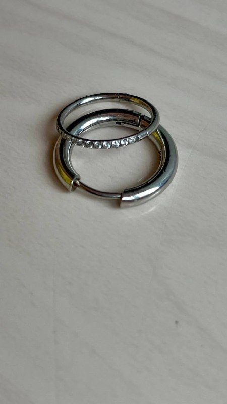 Кликеры серьги пирсинг медицинская сталь 12 мм