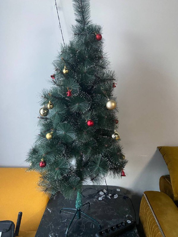 Новогодняя елка с игрушками 150 см
