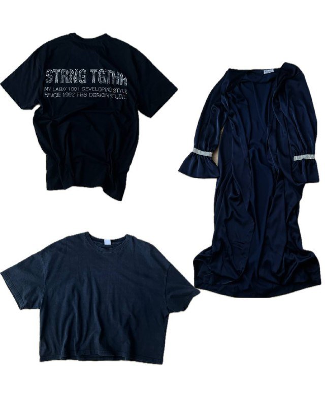 зеленая рубашка, рубашка в полоску, юбка в цветочек, футболка со стразами, футболка бершка, синяя абайка 2