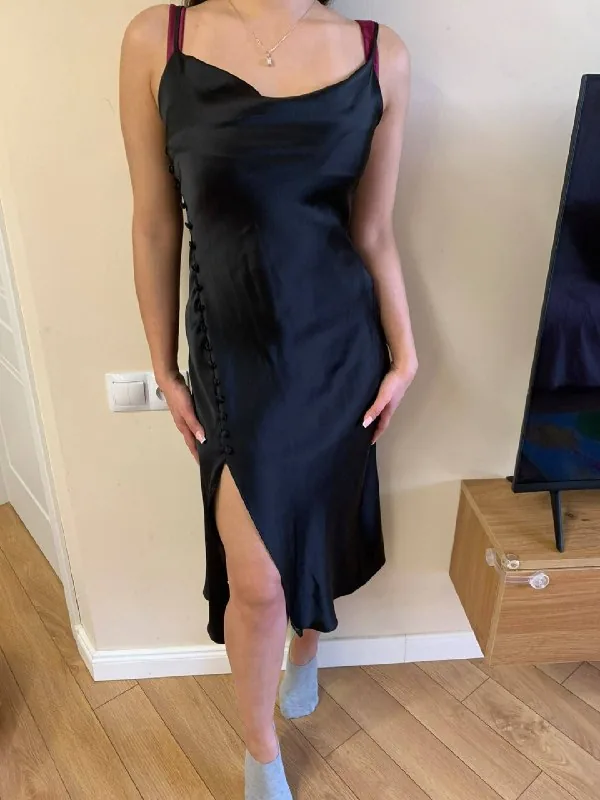 Zara black dress 1
