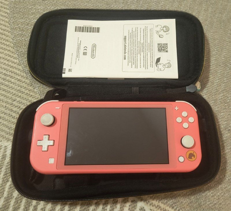Nintendo Switch Lite, чехол, мануал