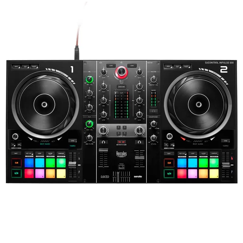 Новый DJ-контроллер Hercules DJControl Inpulse 500