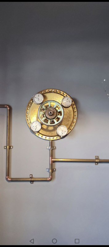 Декор в стиле Стим панк для бара или комнаты 9