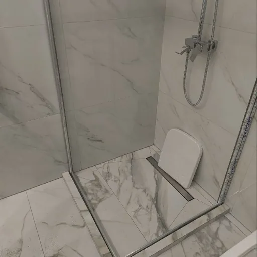 New 90×90 cm shower cabin