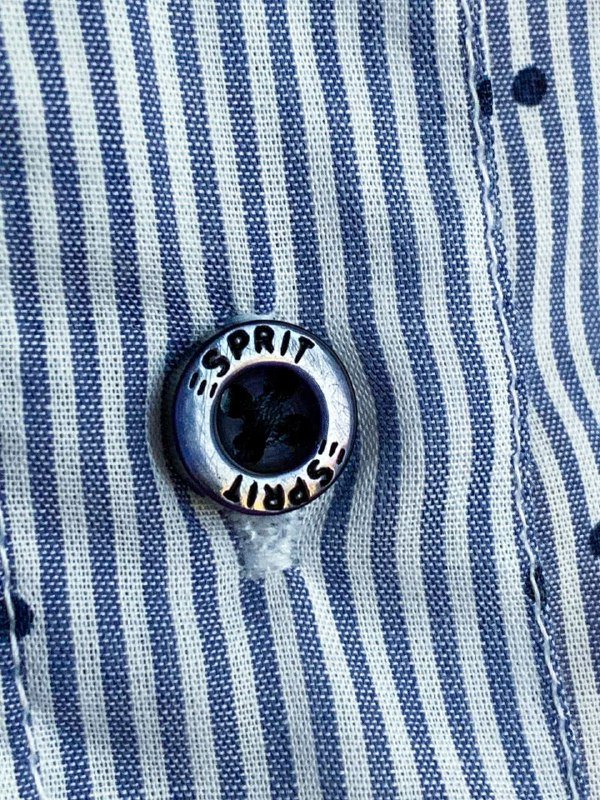 Длинная рубашка-туника бело-голубая полоска XXL 6