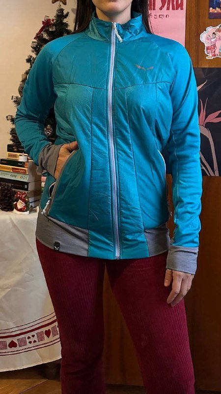 Куртка Salewa, синяя флиска Salewa