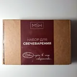 Набор для свечеварения, свеча в кокосе с бутонами роз 1