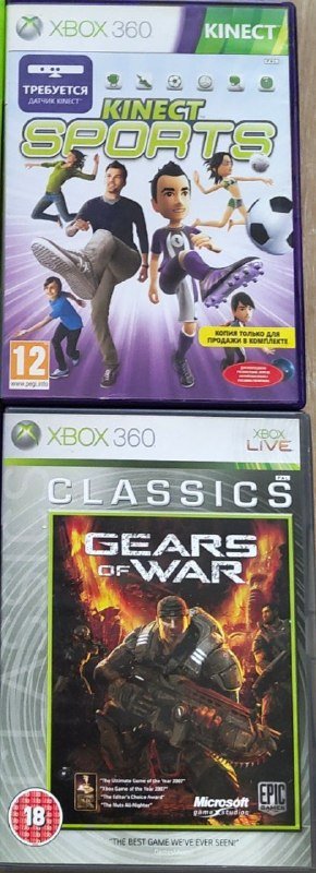 Gears of War, Kinect Sports игры для xbox