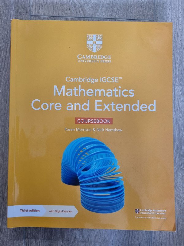 Учебник Cambridge IGCSE по математике