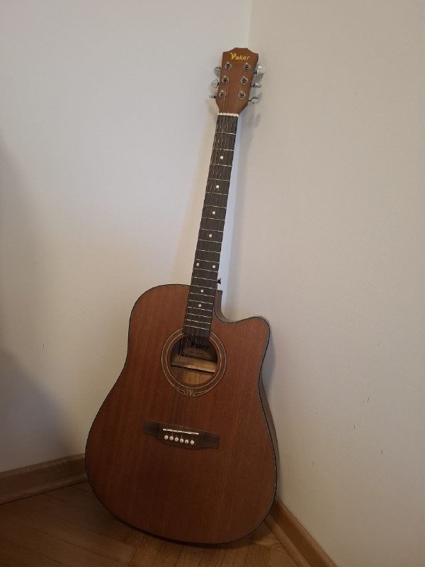Акустическая гитара Vaker VD11 со звукоснимателем, тюнер