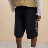 Ed Hardy UO Exclusive Black Dragon Chino Shorts 3