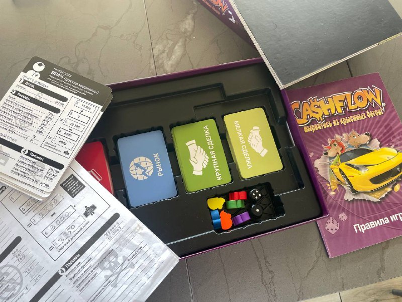 Настольная игра Денежный Поток CASHFLOW 2