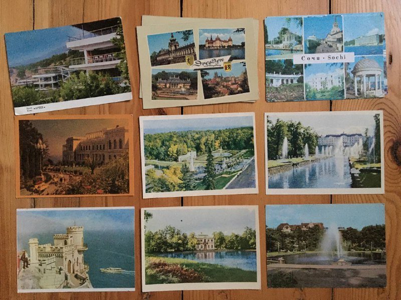 Винтажные открытки из Германии и СССР 1950-1960е годы 2