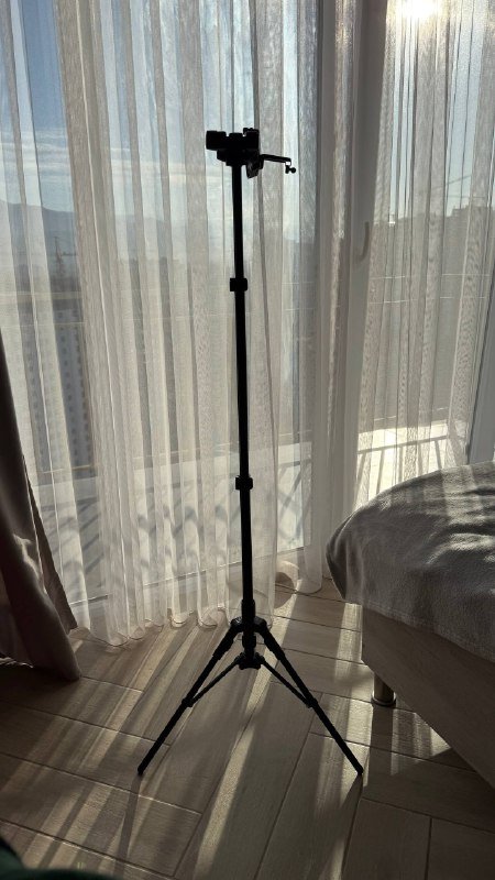 Штатив с креплением для фотоаппарата и телефона 2