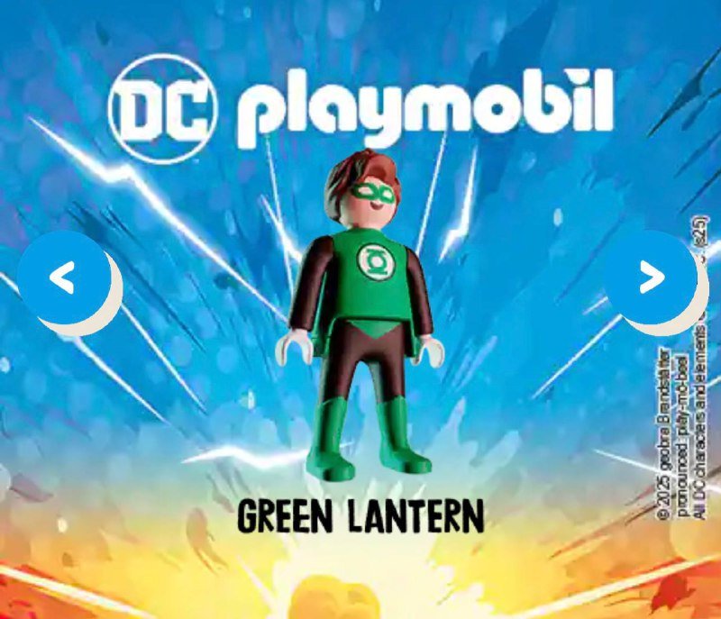 Коллекция kinder surprise DC Playmobil, обмен игрушек Джокер Робин Зеленый Фонарь 4