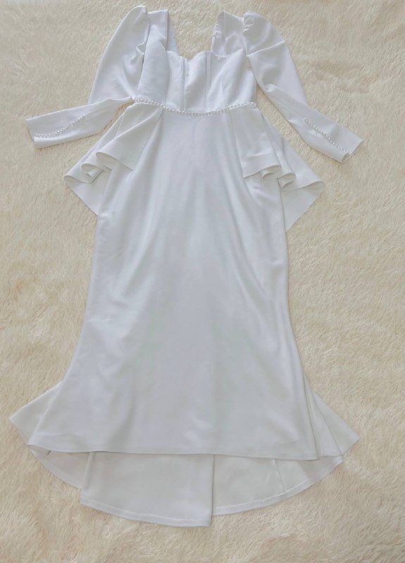 Женское белое платье 1