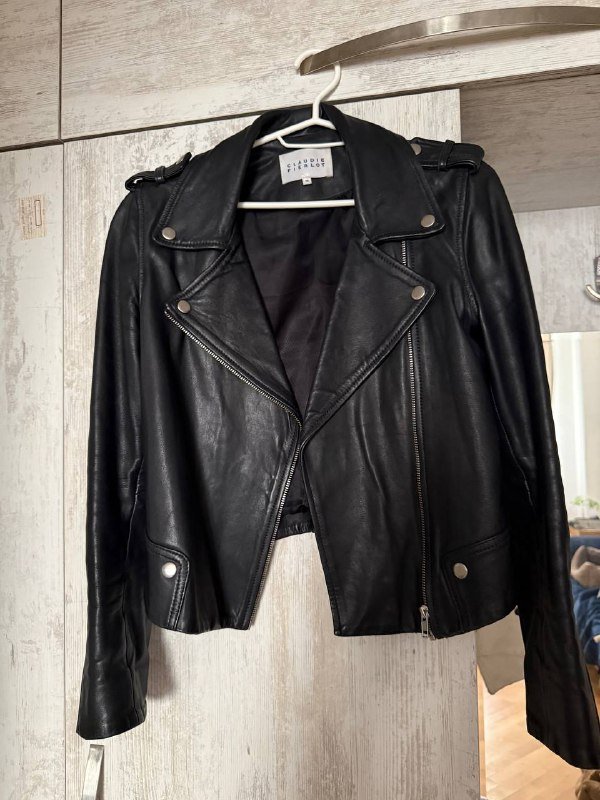 Кожаная куртка Claudie Pierlot размер 36