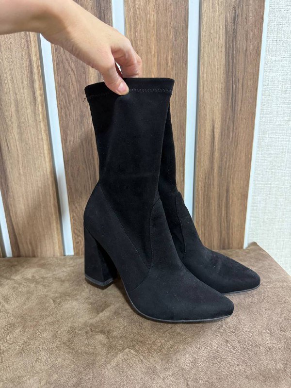 Ботильоны чулки черные 38 размер