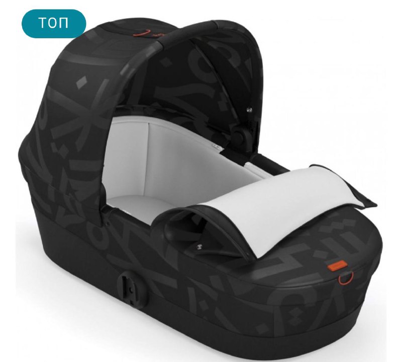 Утепленный конверт Cybex Snøgga, люлька Cybex Melio Street, дождевик для люльки 3