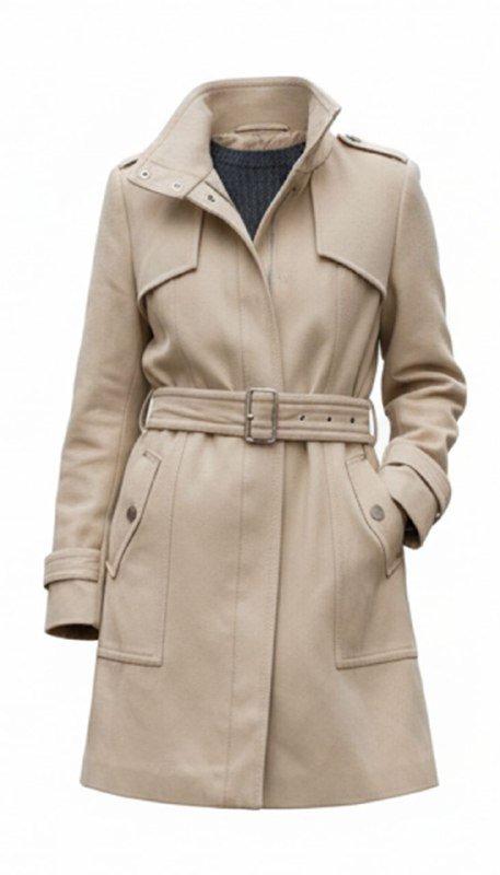 Пальто Wool Kenneth Cole New York с поясом, размер M-L