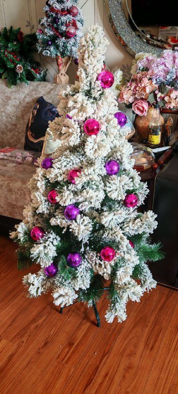 Елки с украшениями, гномики набор 3