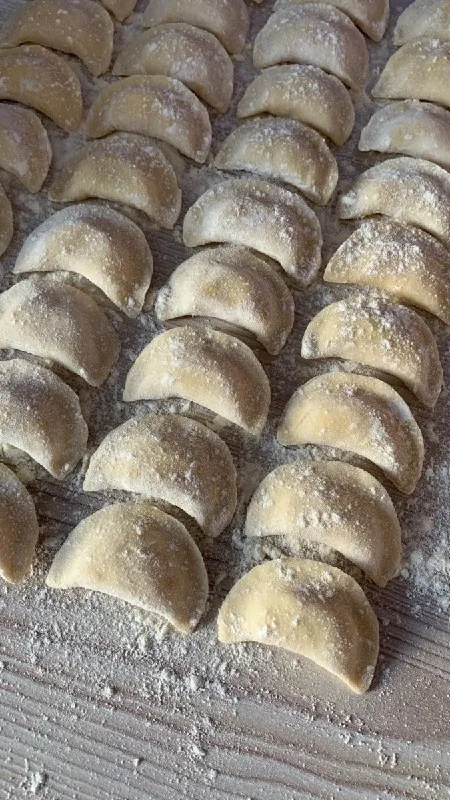 Домашние вареники с картошкой