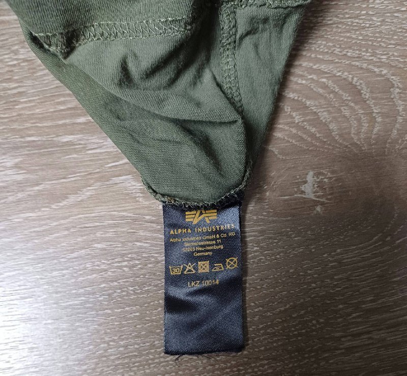 Alpha Industries длинный рукав футболка размер M 6