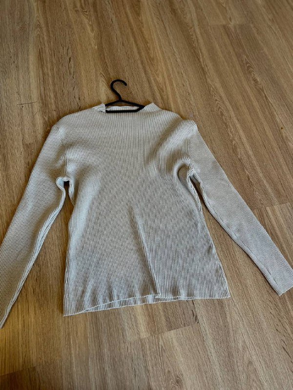 Бомбер H&M светло-серый размер S 7