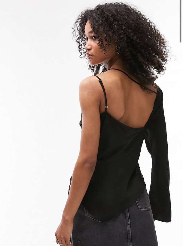 шорты Levi’s 501, атласная блузка Topshop 9