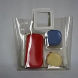 Сумка Staud с разноцветными кармашками 1