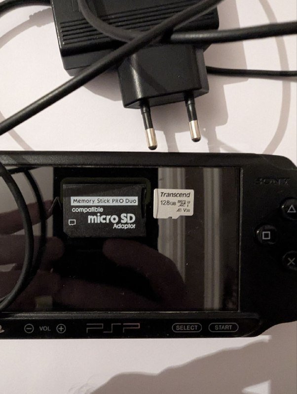 PSP Street, кейс, Micro SD 128 GB, зарядник 5