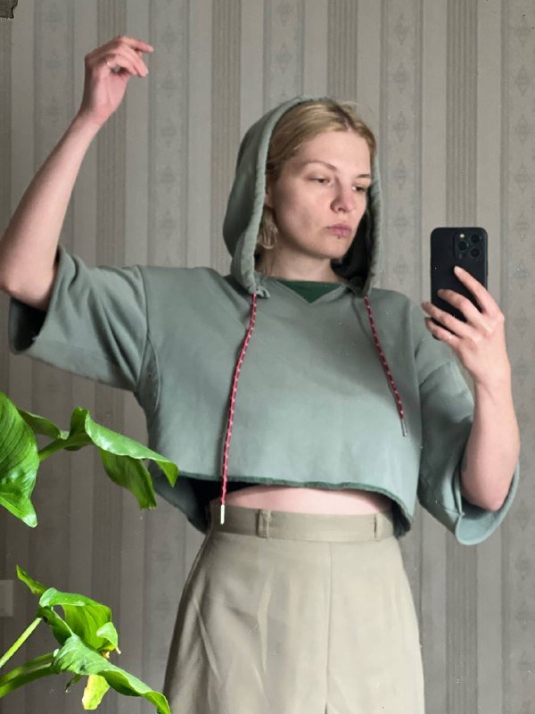 Diesel cropped hoodie